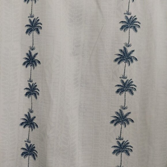 Pacific Legend Men's White Tropical Hawaiian Shirt Short Sleeve Palm Trees 3XL - Picture 9 of 9